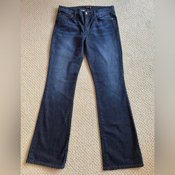 Joe's Women's Provacateur Jeans Blue Size 27 Dark Wash Boot Cut Faded Classic - Picture 1 of 8